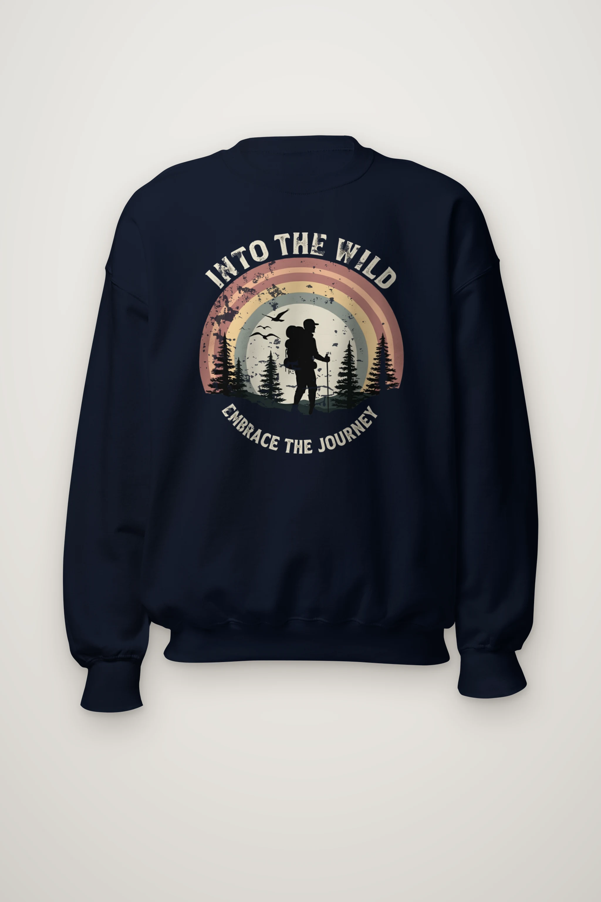 "Into The Wild" Heavy Blend Unisex Crewneck Sweatshirt