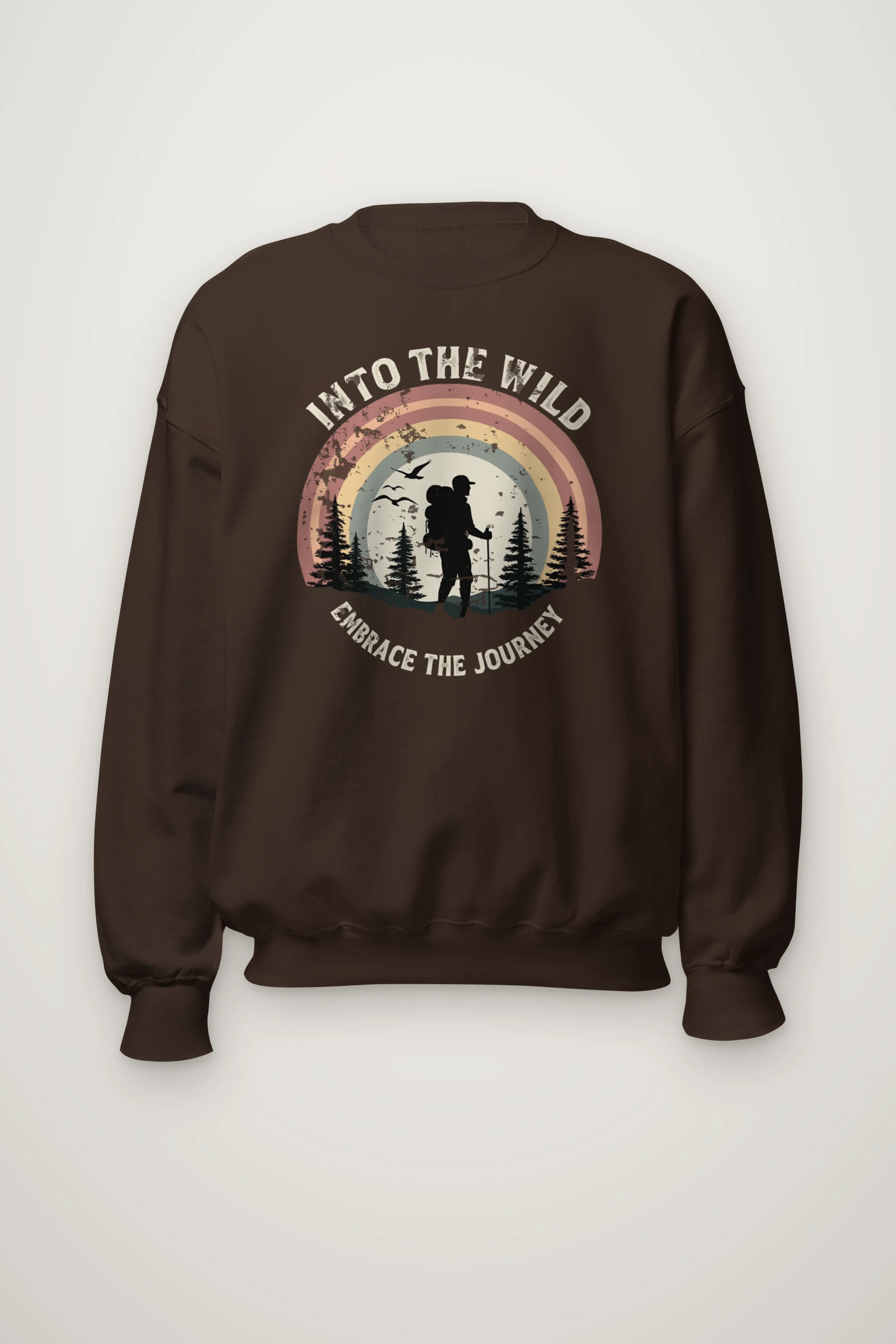 "Into The Wild" Heavy Blend Unisex Crewneck Sweatshirt