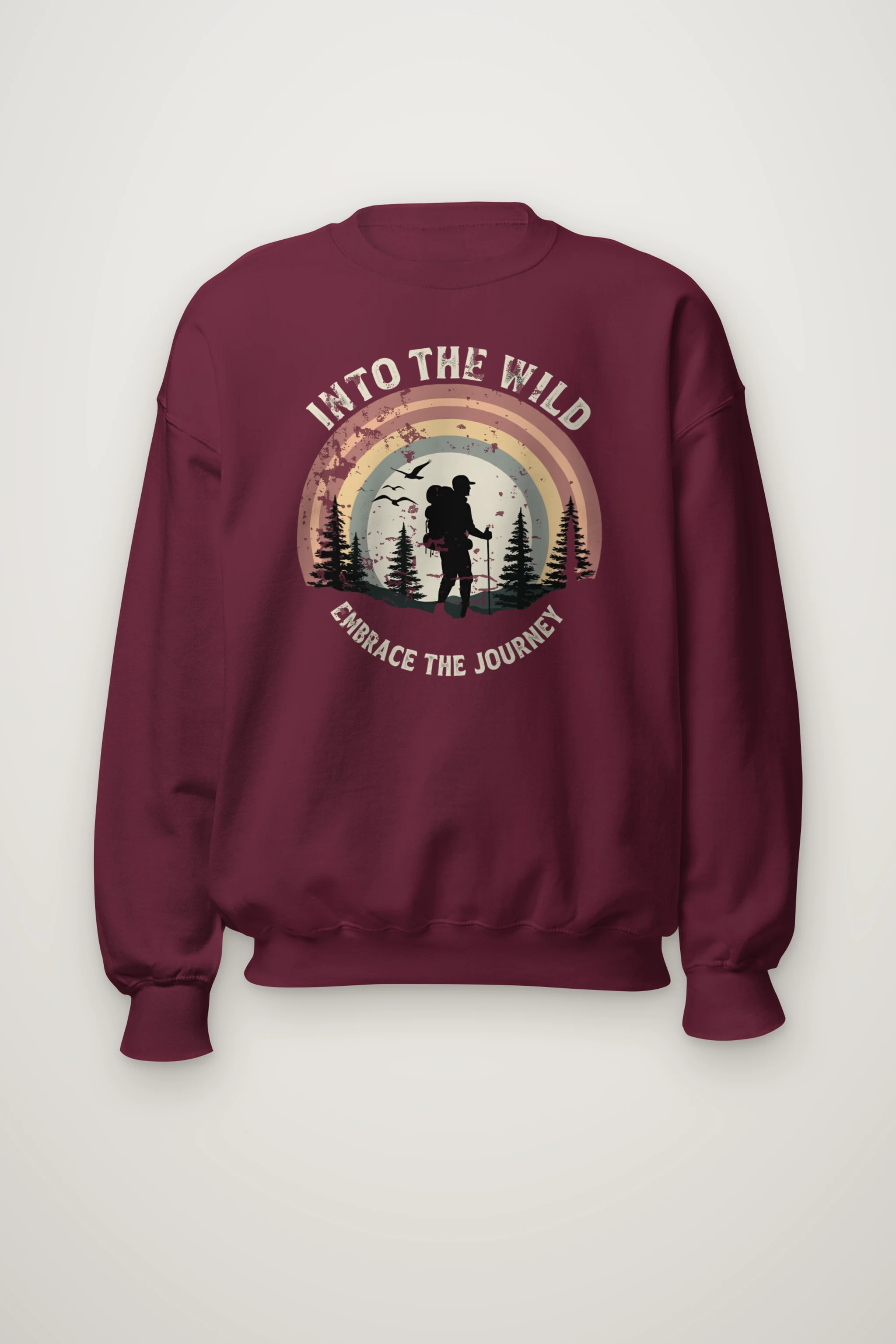 "Into The Wild" Heavy Blend Unisex Crewneck Sweatshirt