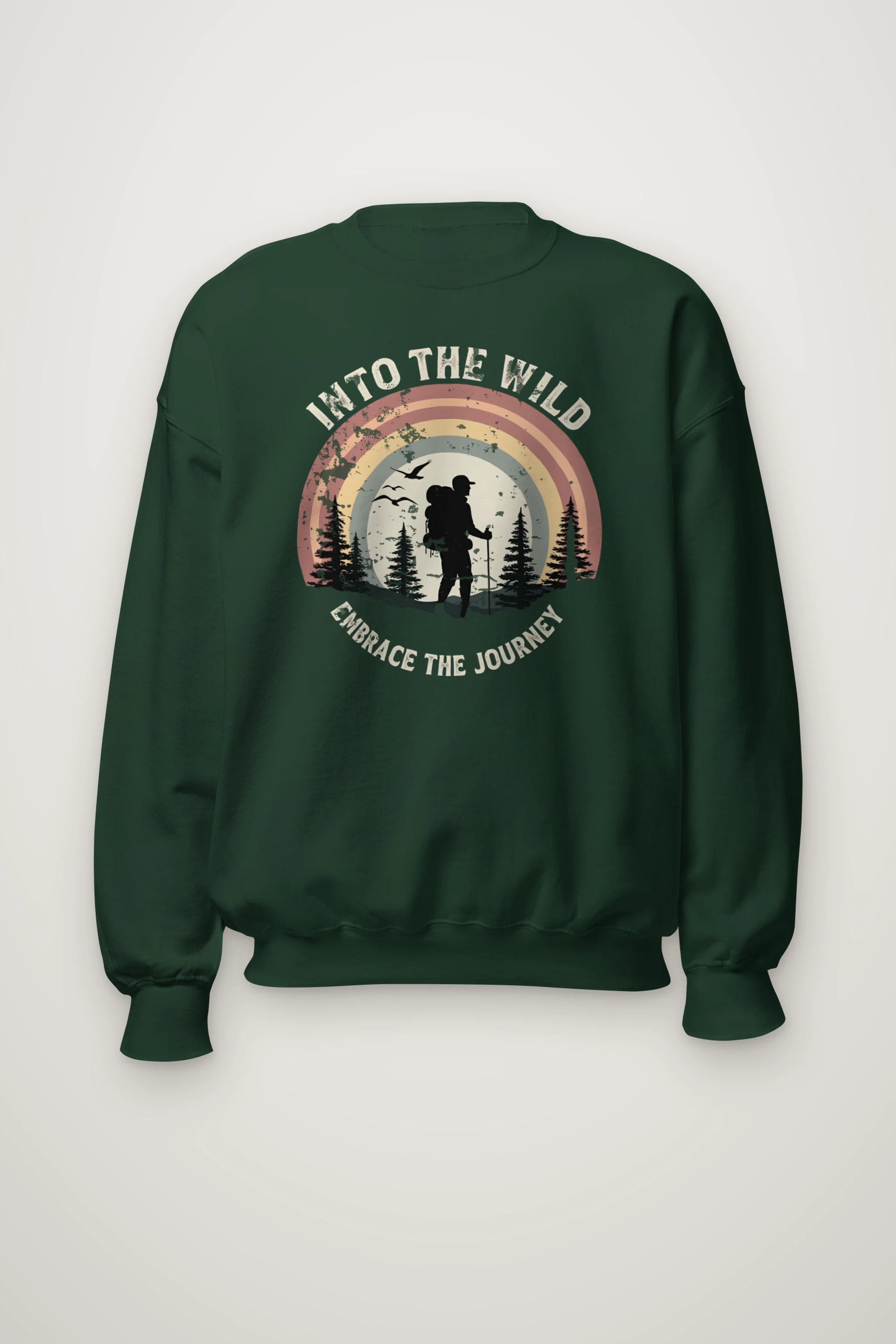 "Into The Wild" Heavy Blend Unisex Crewneck Sweatshirt