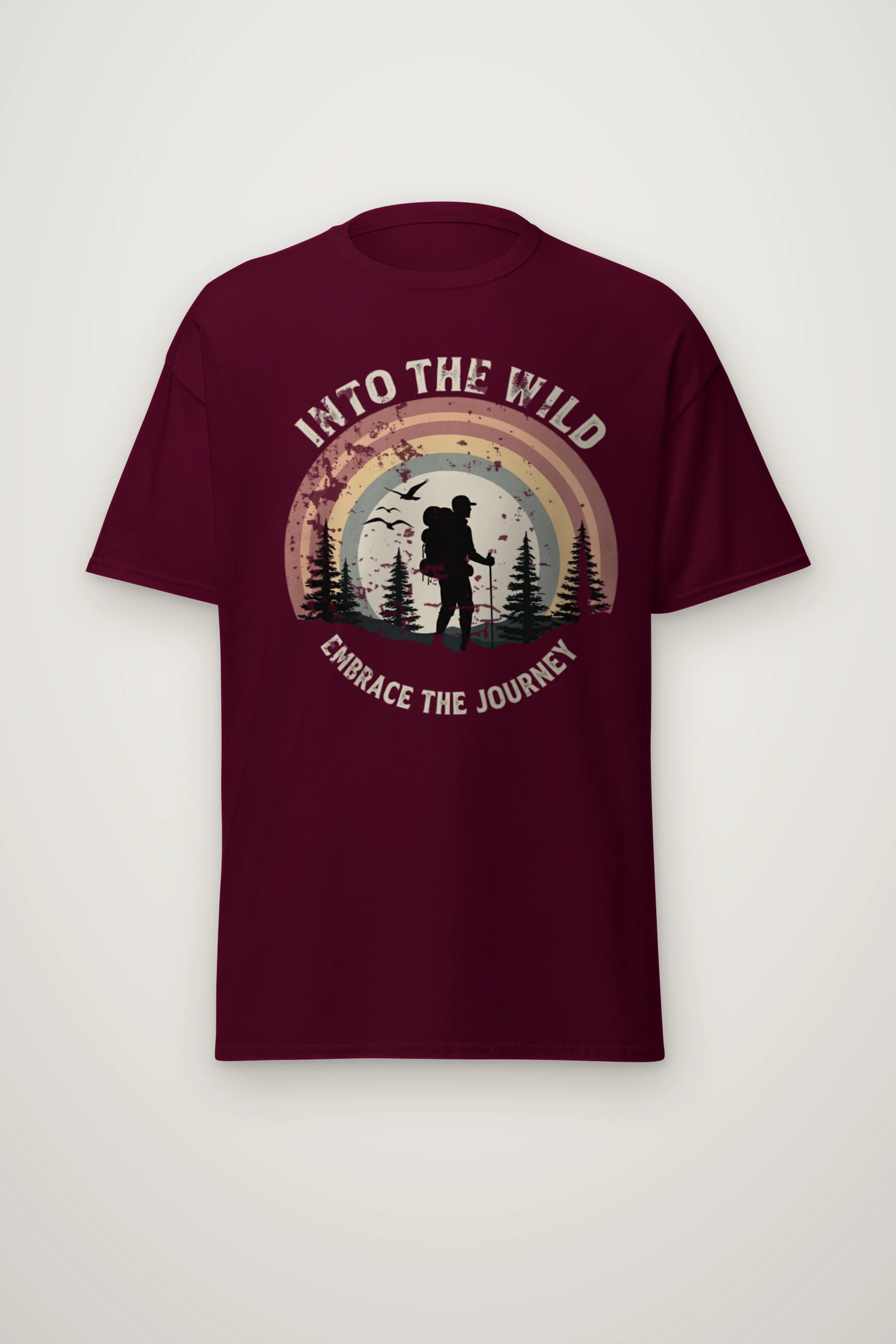 "Into The Wild" Heavyweight Unisex Crewneck T-shirt