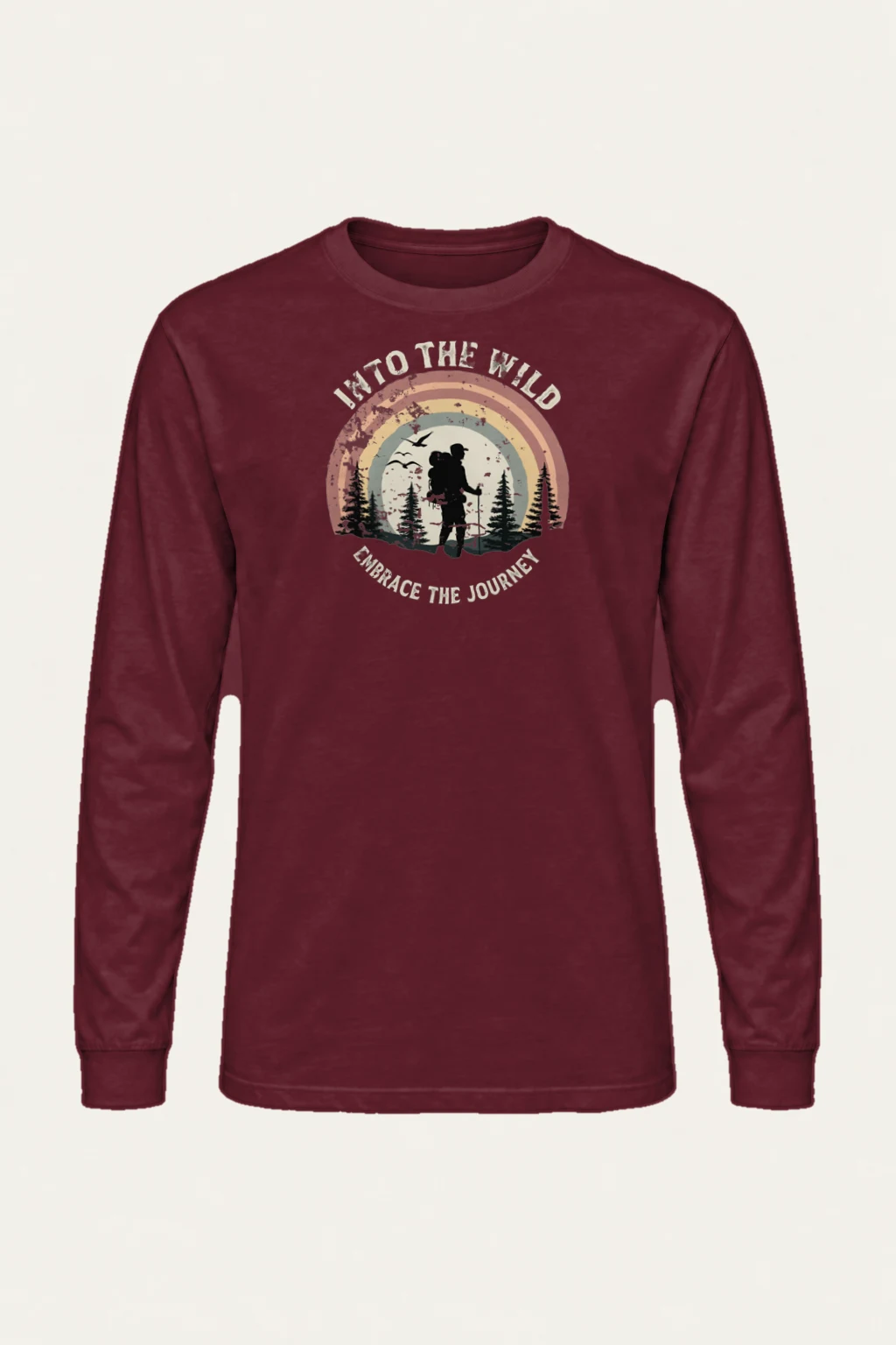 "Into The Wild" Unisex Longsleeve T-shirt | Gildan 2400