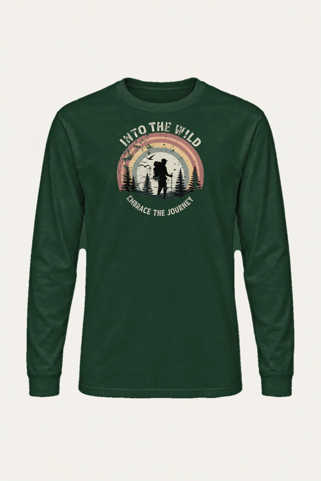 "Into The Wild" Unisex Longsleeve T-shirt | Gildan 2400