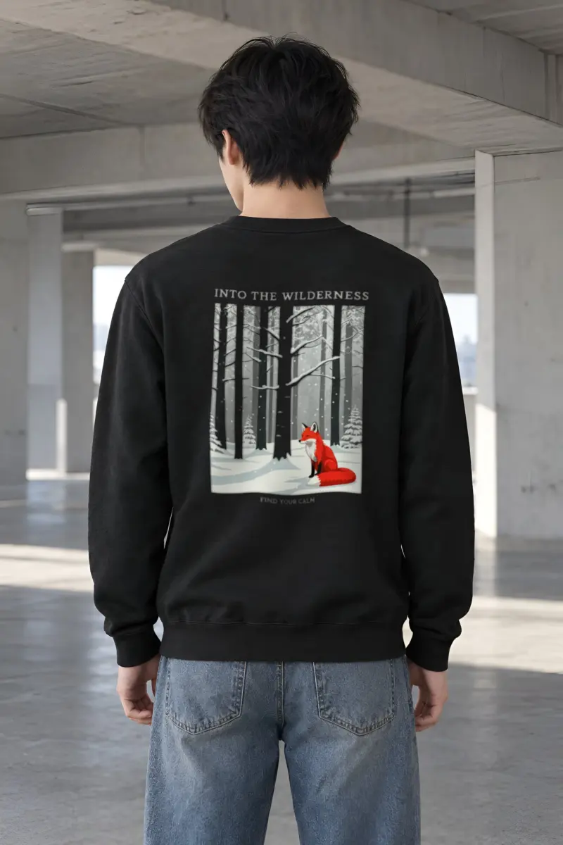 "Into The Wilderness" Heavy Blend Unisex Crewneck Sweatshirt