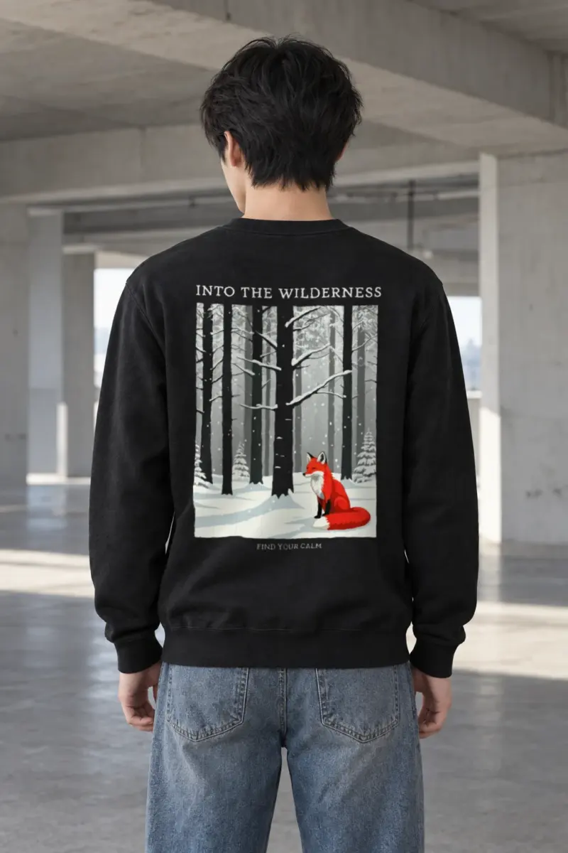 "Into The Wilderness" Heavy Blend Unisex Crewneck Sweatshirt