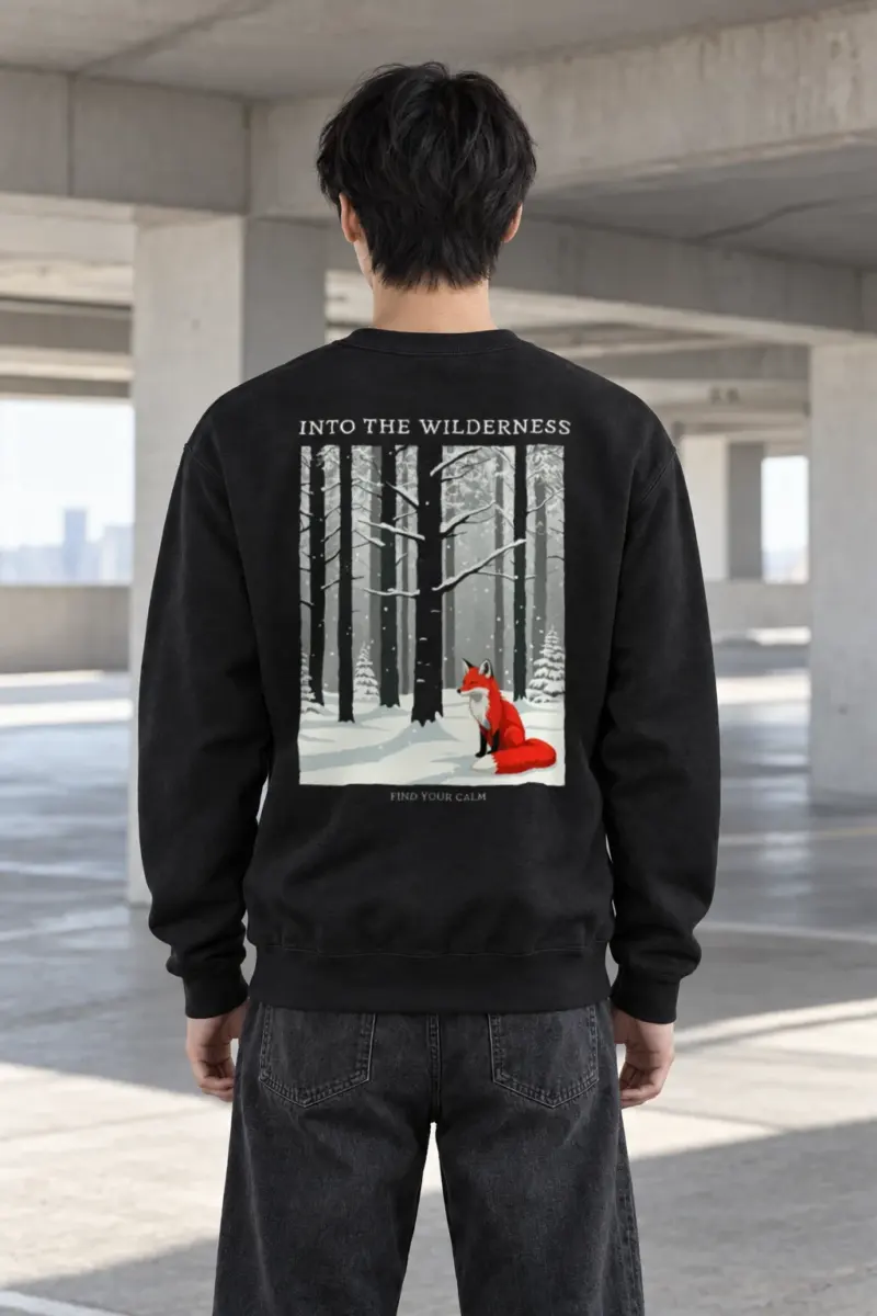 "Into The Wilderness" Heavy Blend Unisex Crewneck Sweatshirt | Gildan 18000
