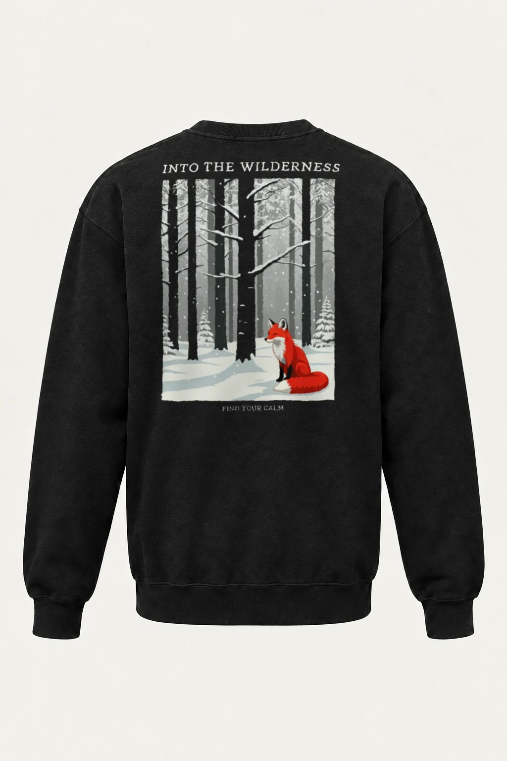 "Into The Wilderness" Heavy Blend Unisex Crewneck Sweatshirt | Gildan 18000