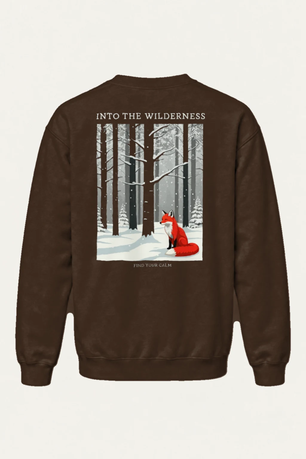"Into The Wilderness" Heavy Blend Unisex Crewneck Sweatshirt | Gildan 18000