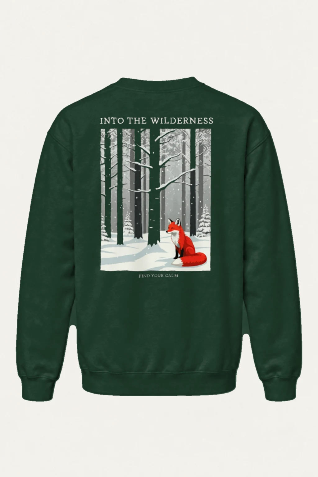 "Into The Wilderness" Heavy Blend Unisex Crewneck Sweatshirt | Gildan 18000