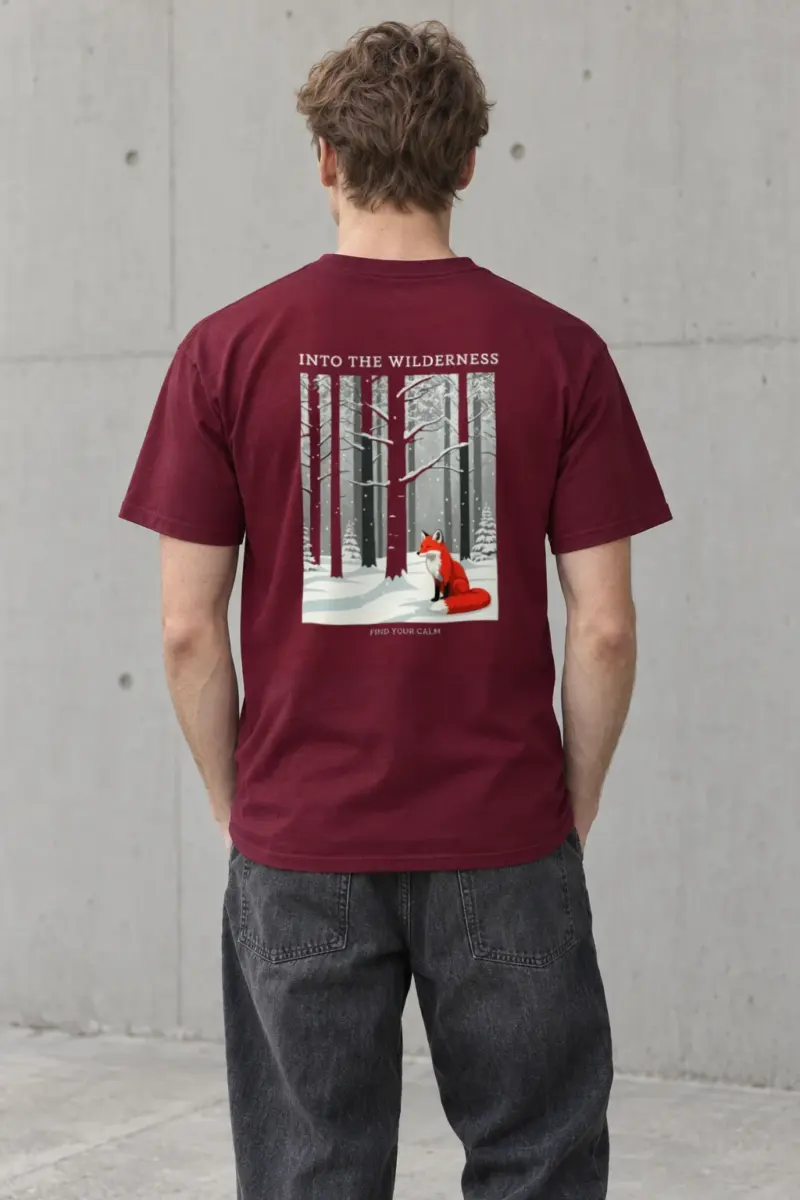"Into The Wilderness" Heavyweight Unisex Crewneck T-shirt