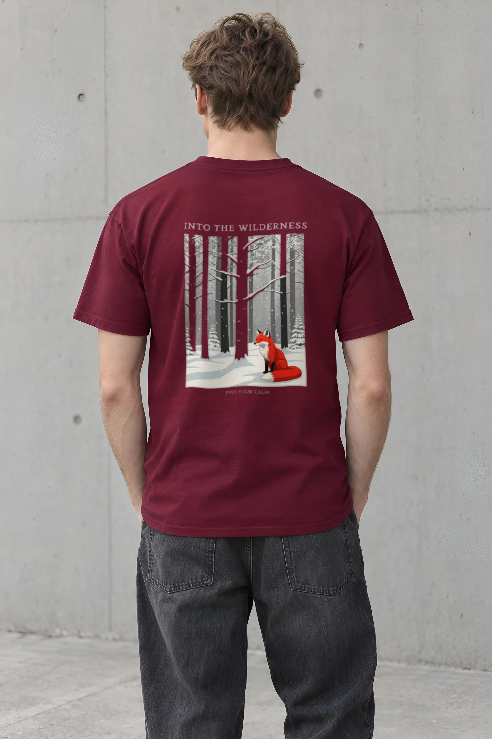 "Into The Wilderness" Heavyweight Unisex Crewneck T-shirt