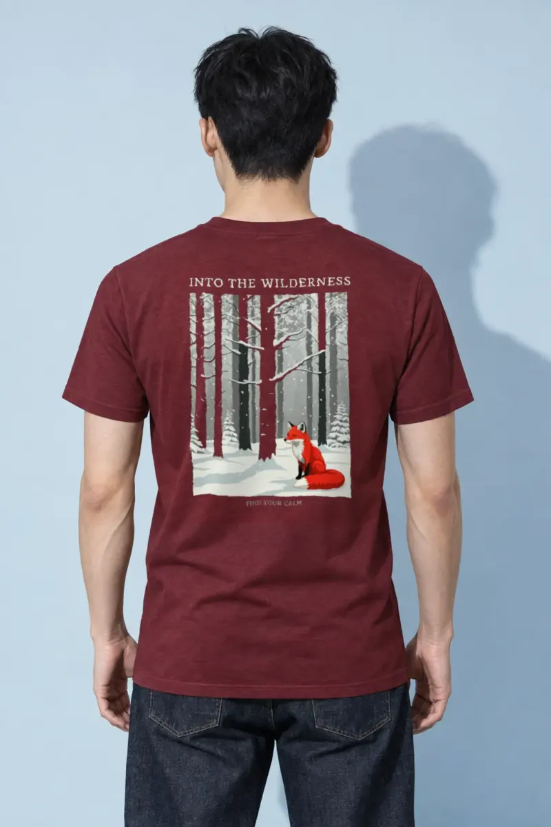 "Into The Wilderness" Heavyweight Unisex Crewneck T-shirt