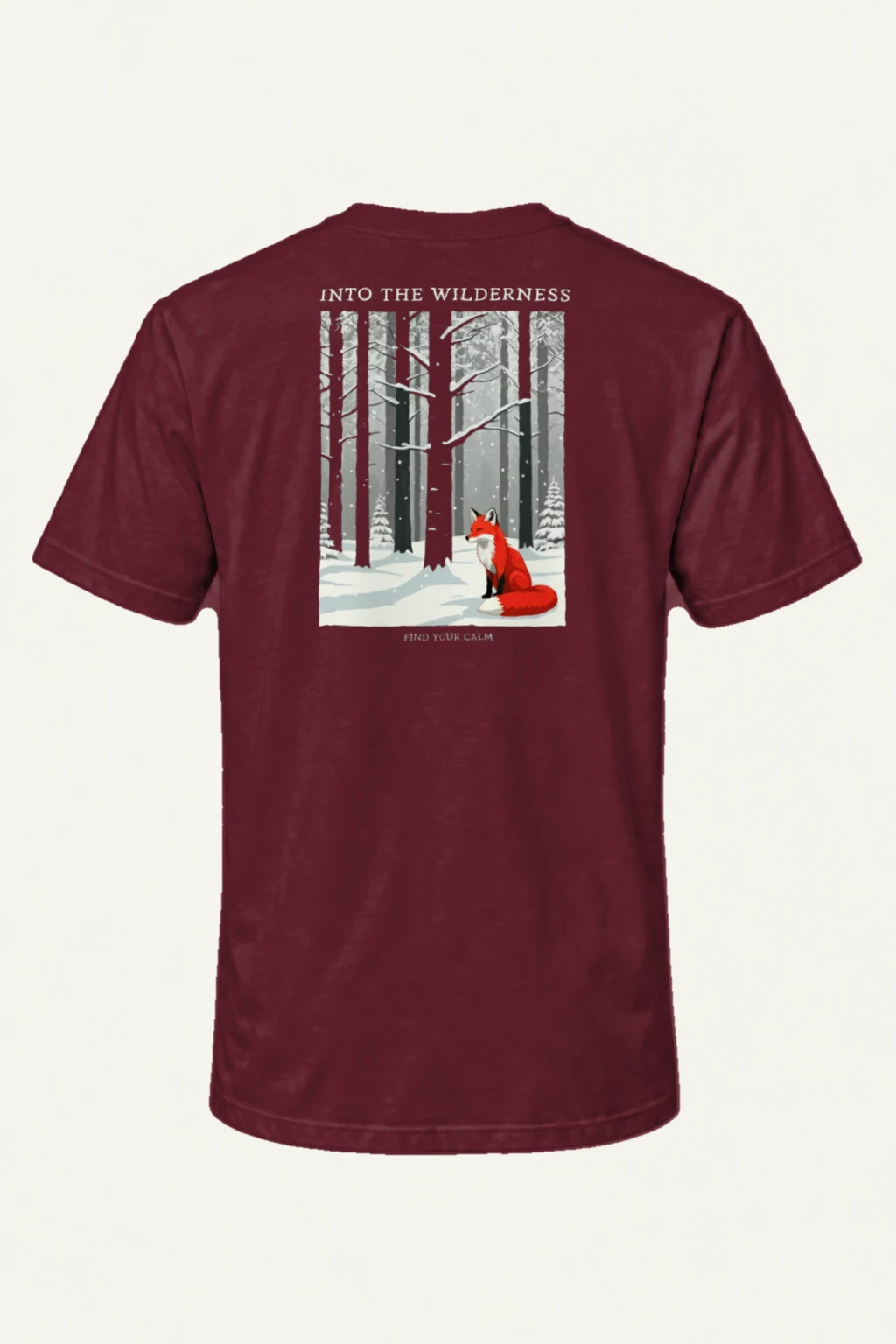 "Into The Wilderness" Heavyweight Unisex Crewneck T-shirt | Gildan 5000