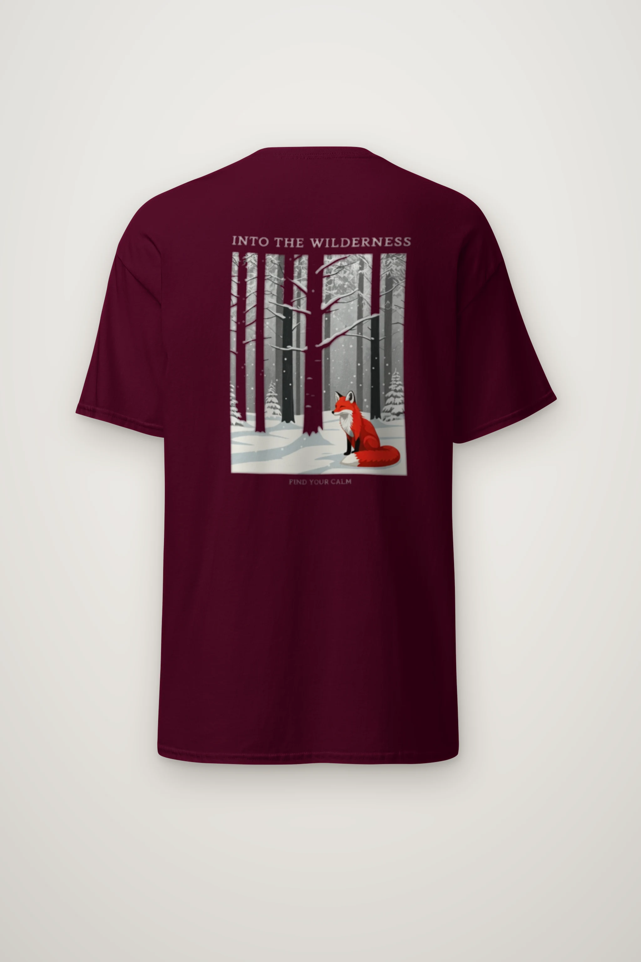 "Into The Wilderness" Heavyweight Unisex Crewneck T-shirt