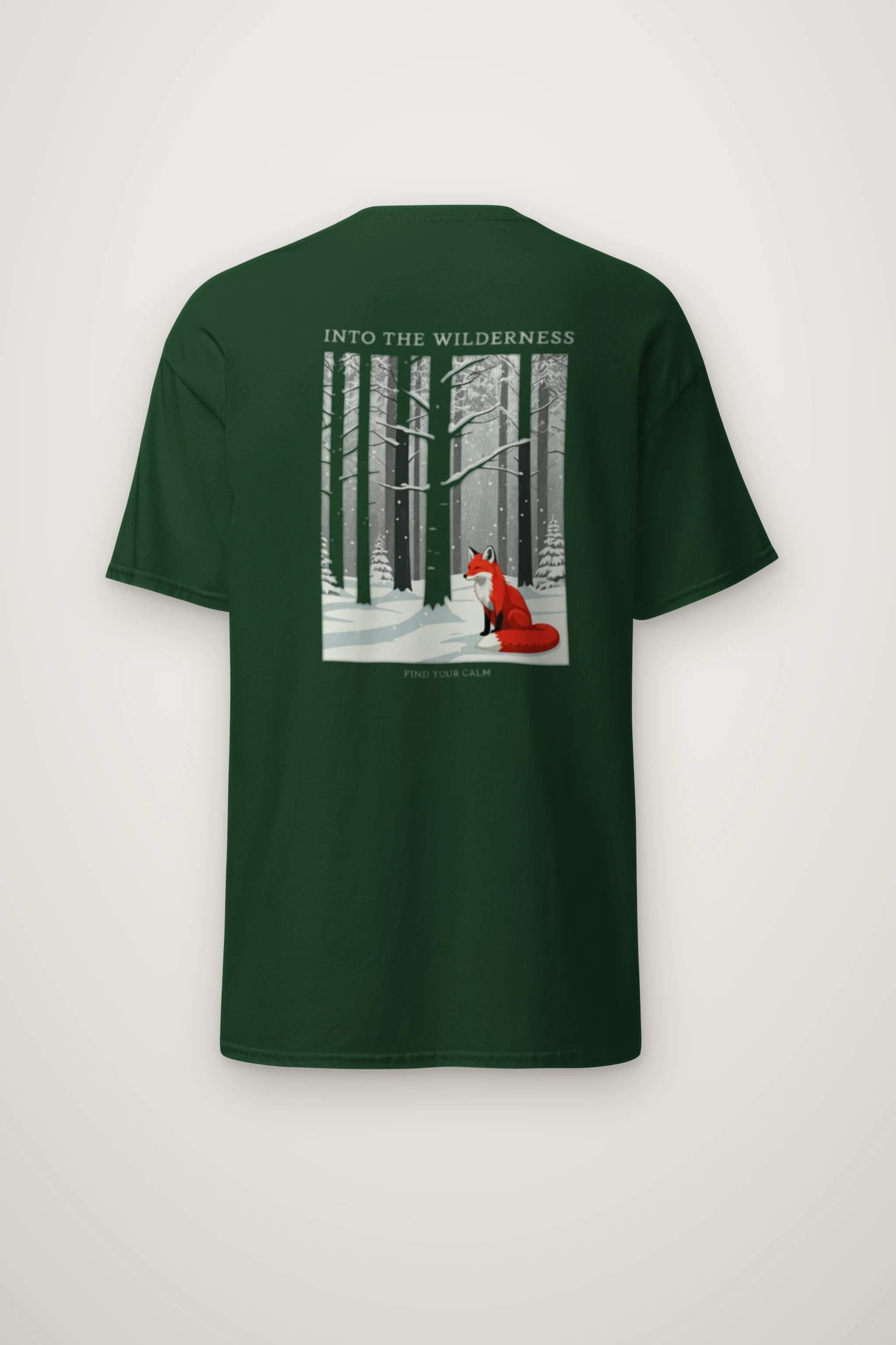 "Into The Wilderness" Heavyweight Unisex Crewneck T-shirt