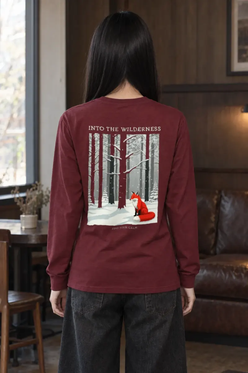 "Into The Wilderness" Unisex Longsleeve T-shirt
