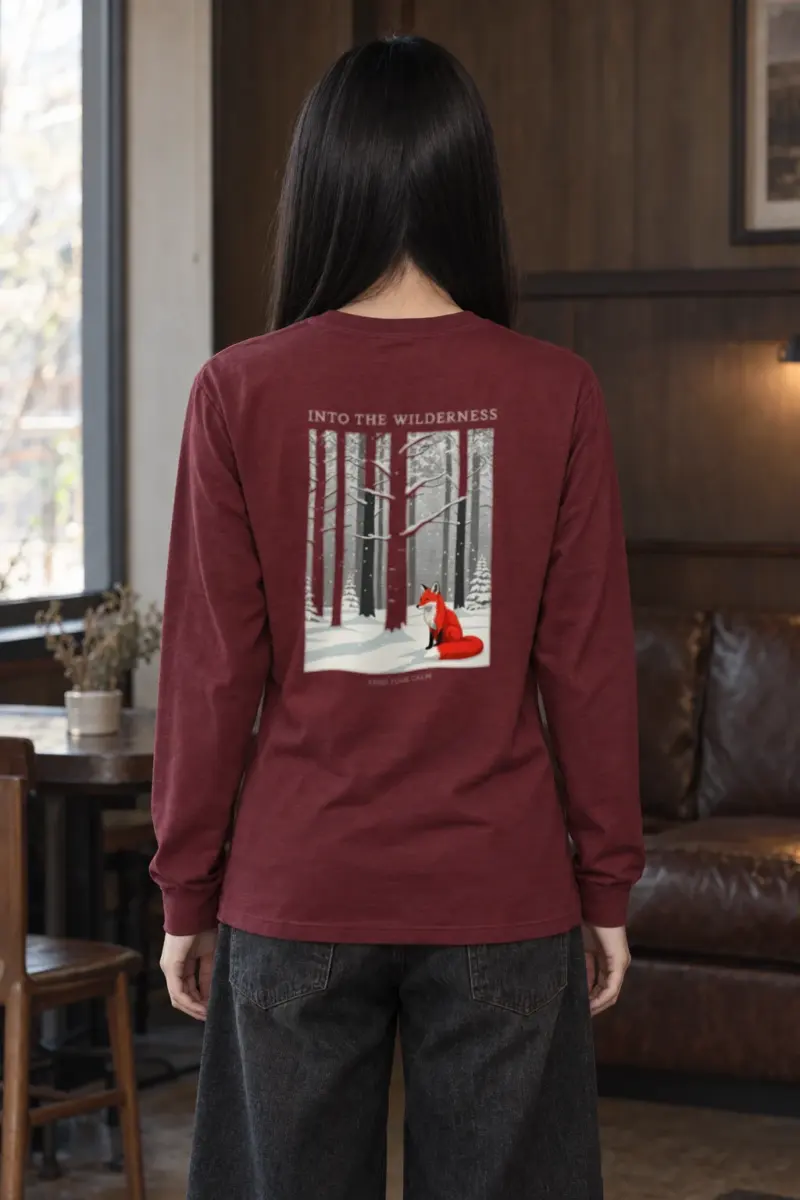 "Into The Wilderness" Unisex Longsleeve T-shirt