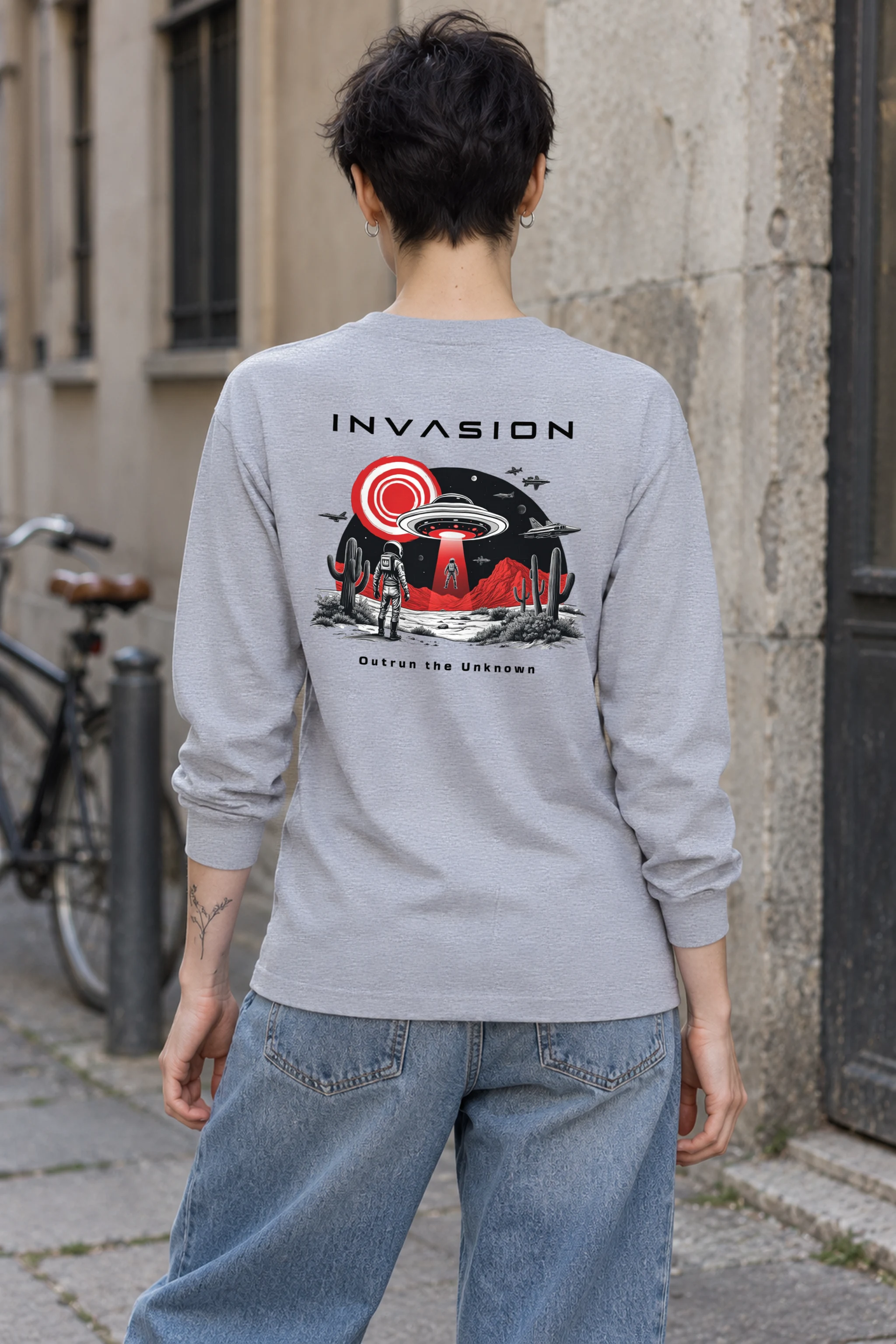 "Invasion" Unisex Longsleeve T-shirt