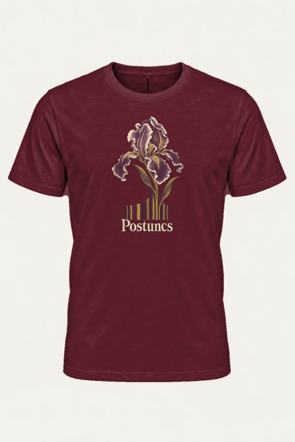 "Iris Botanical Register" Heavyweight Unisex Crewneck T-shirt | Gildan 5000