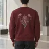 "Iris Wildflower Study" Heavy Blend Unisex Crewneck Sweatshirt | Gildan 18000