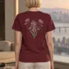 "Iris Wildflower Study" Heavyweight Unisex Crewneck T-shirt | Gildan 5000