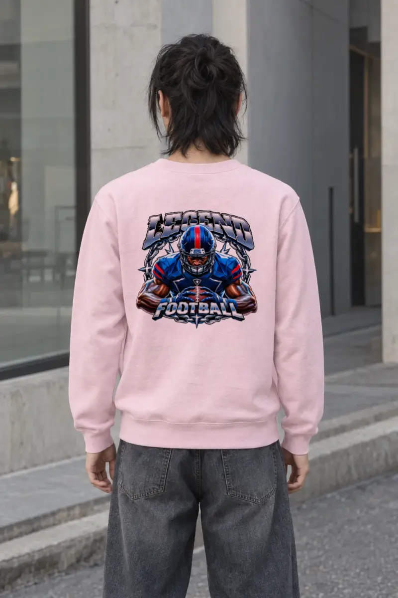 "Iron Grid Hero" Heavy Blend Unisex Crewneck Sweatshirt | Gildan 18000