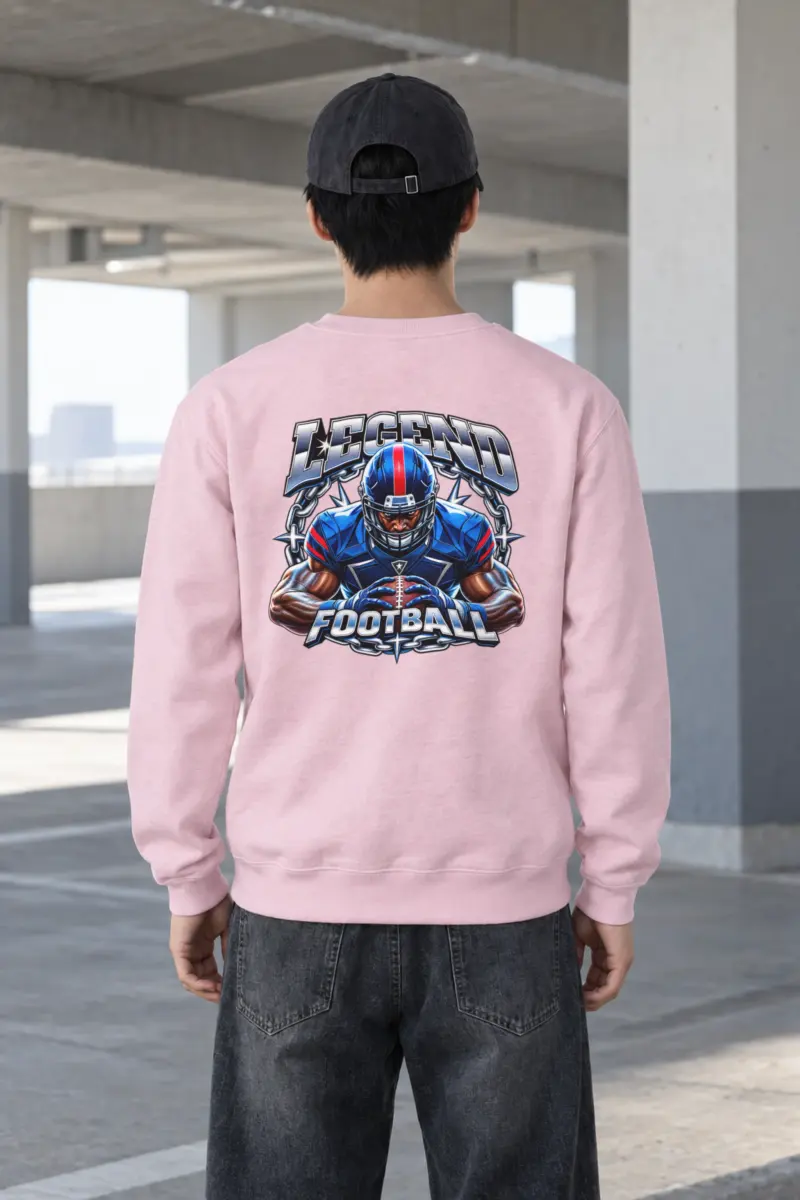 "Iron Grid Hero" Heavy Blend Unisex Crewneck Sweatshirt