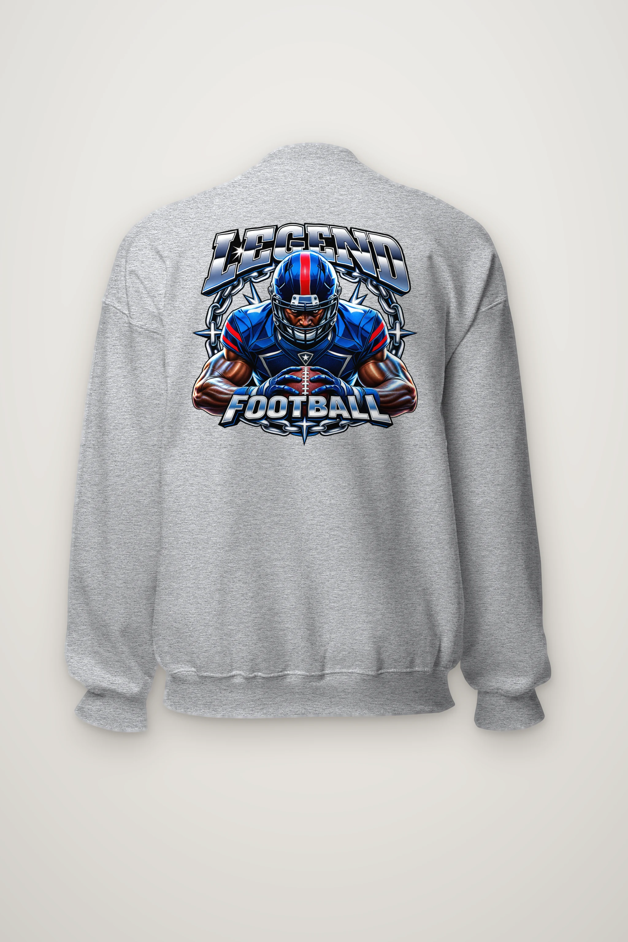"Iron Grid Hero" Heavy Blend Unisex Crewneck Sweatshirt