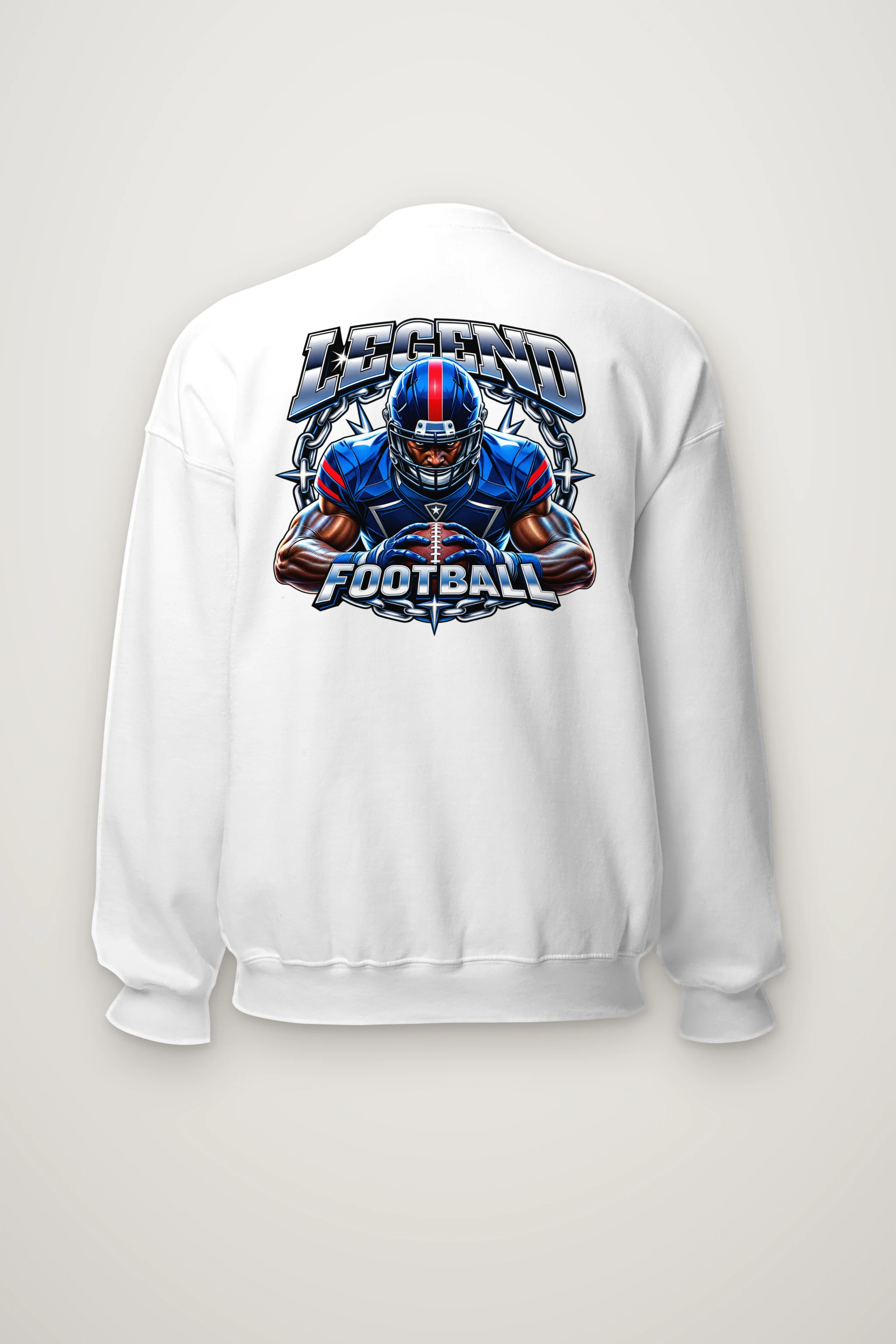 "Iron Grid Hero" Heavy Blend Unisex Crewneck Sweatshirt
