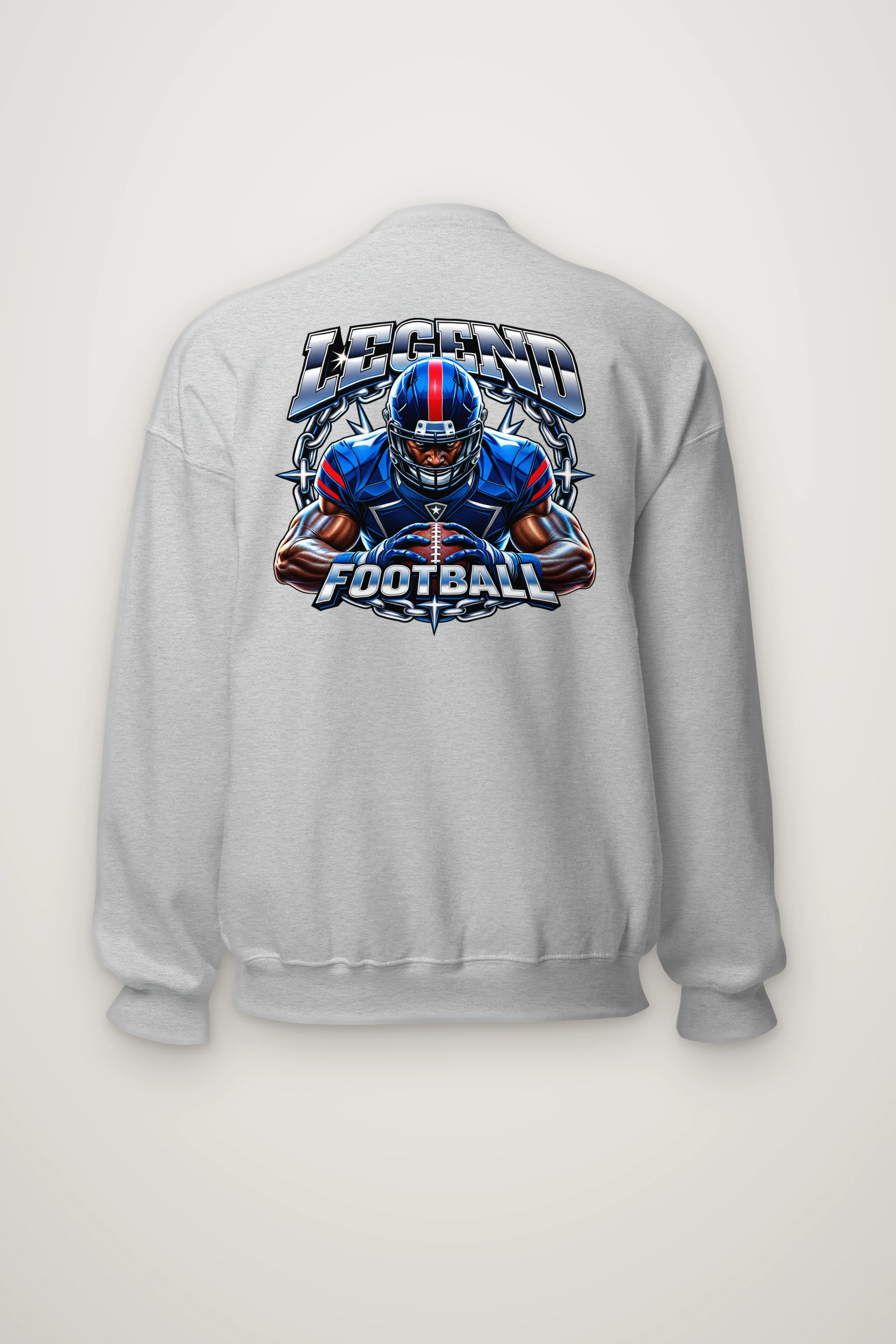 "Iron Grid Hero" Heavy Blend Unisex Crewneck Sweatshirt