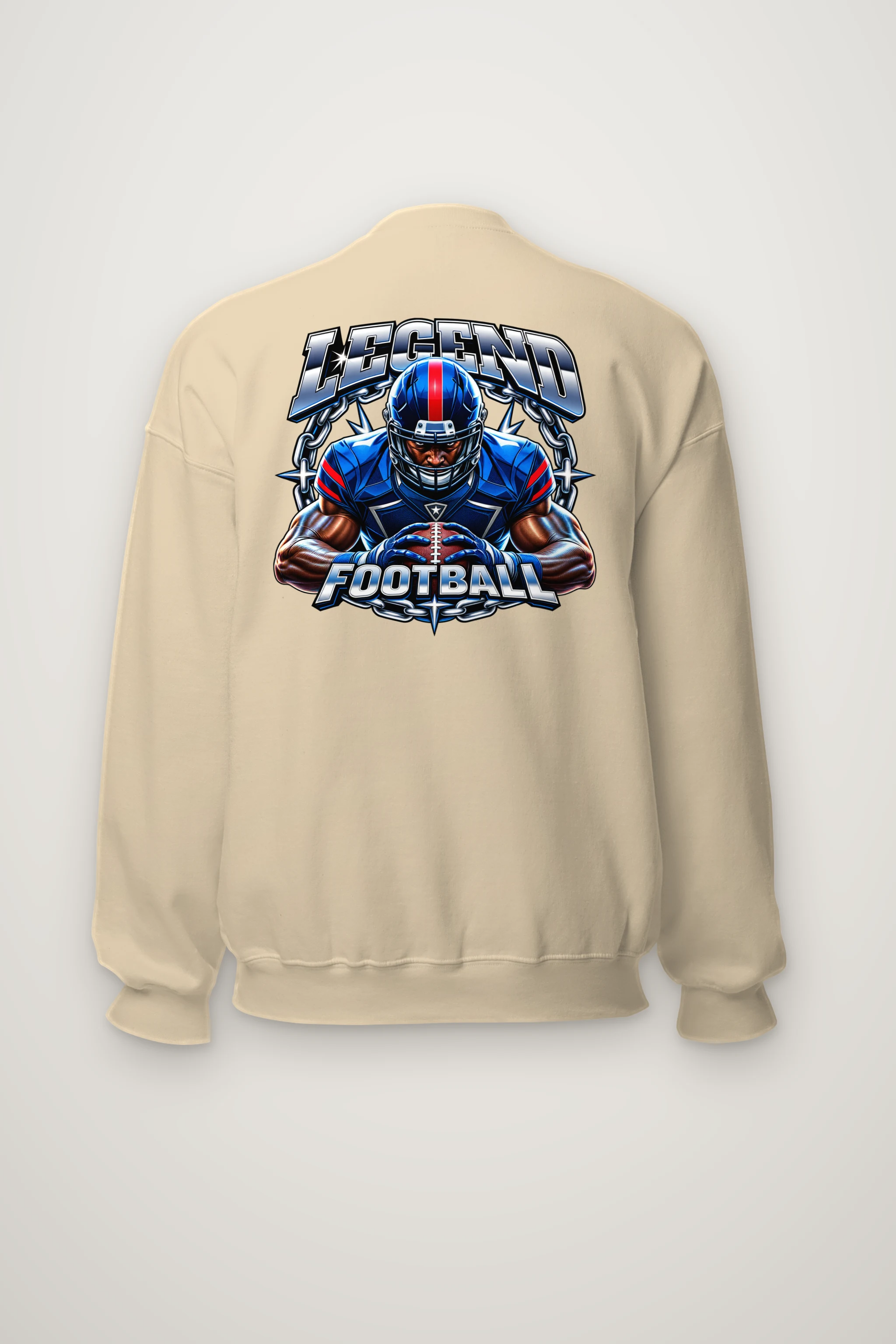 "Iron Grid Hero" Heavy Blend Unisex Crewneck Sweatshirt