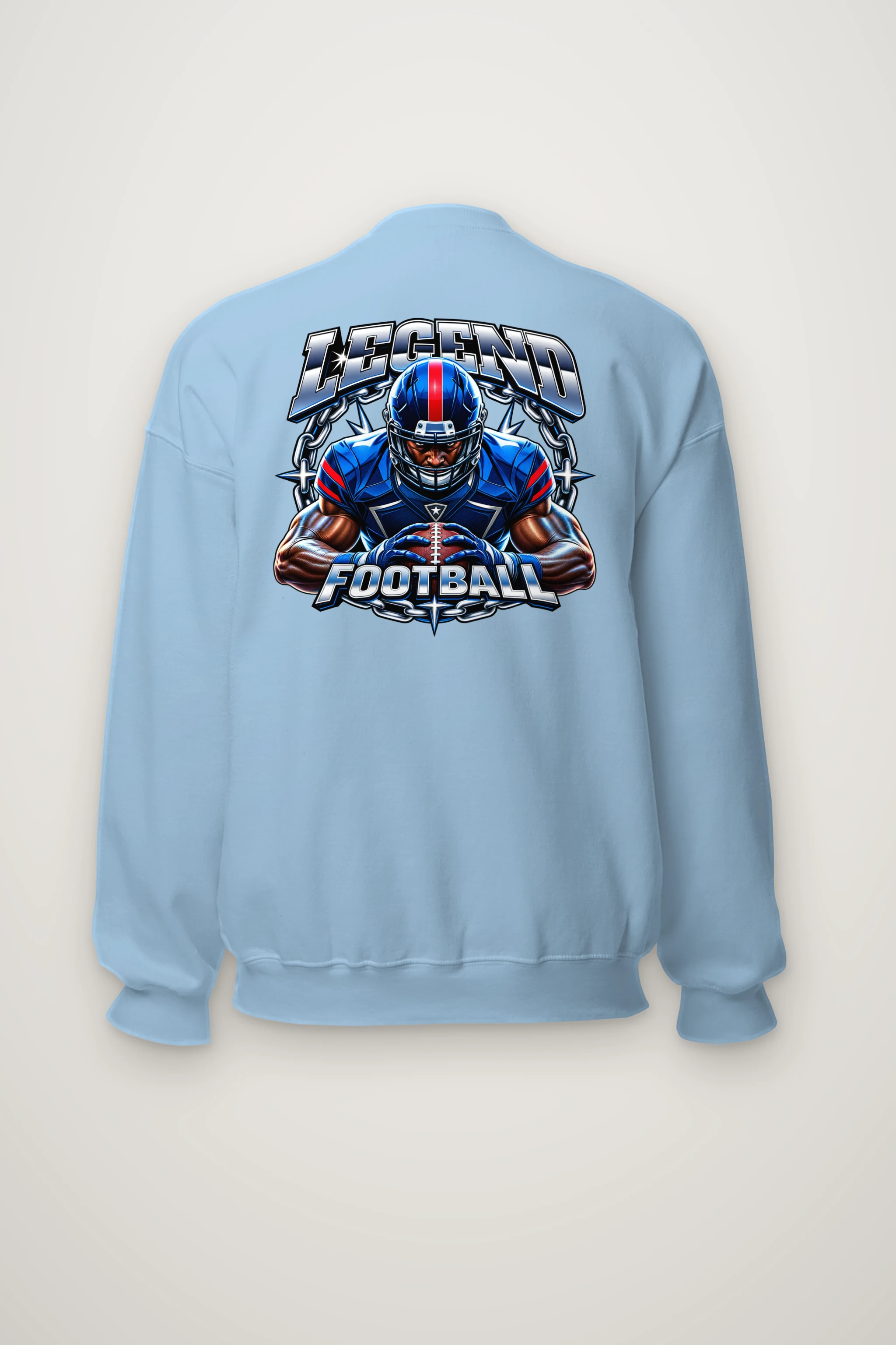 "Iron Grid Hero" Heavy Blend Unisex Crewneck Sweatshirt