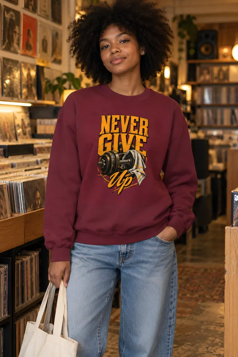 "Iron Resolve" Heavy Blend Unisex Crewneck Sweatshirt