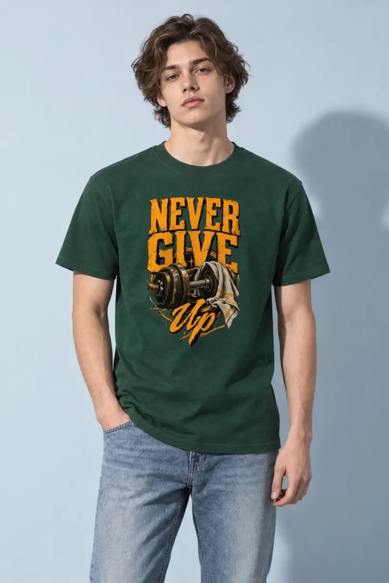 "Iron Resolve" Heavyweight Unisex Crewneck T-shirt