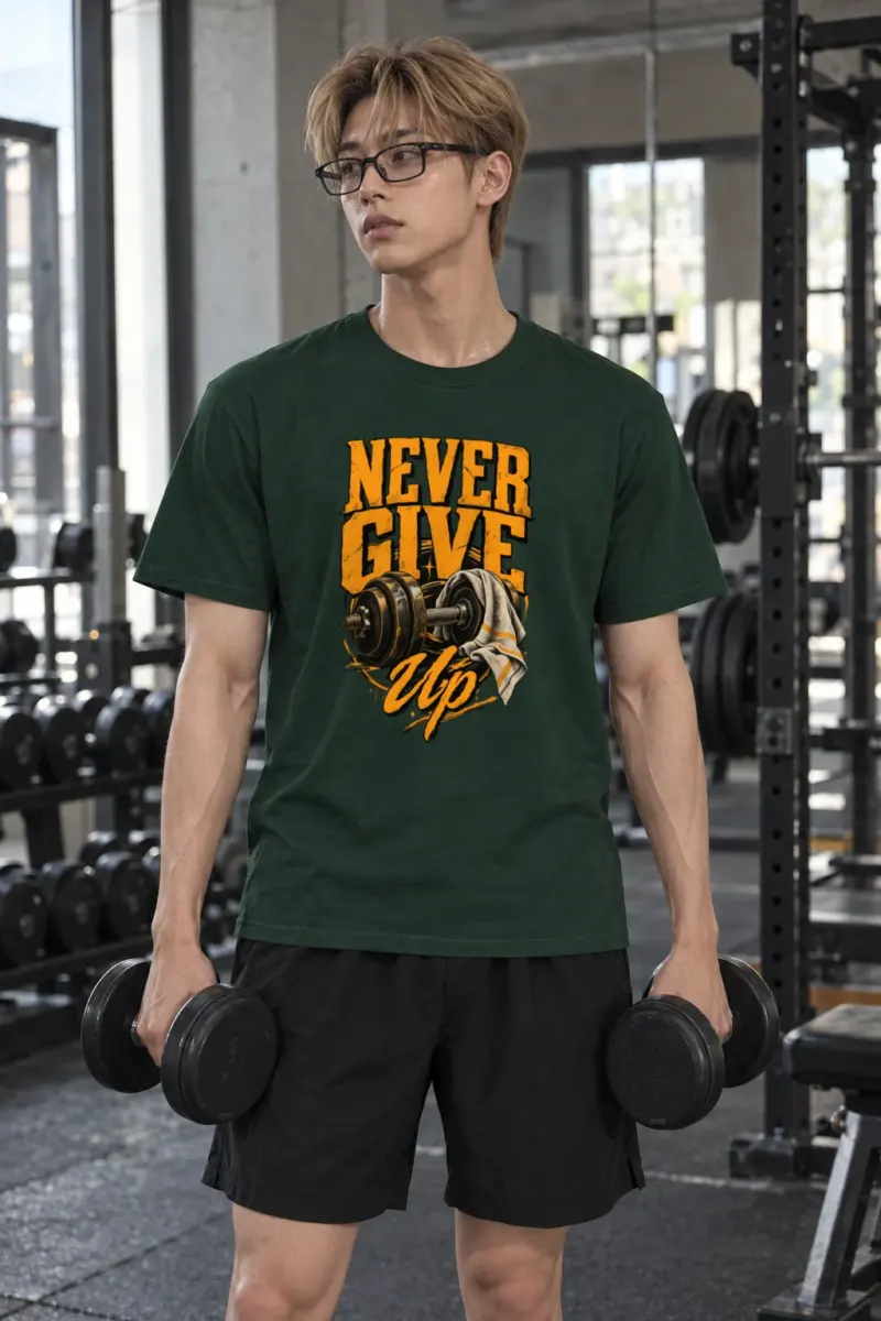 "Iron Resolve" Heavyweight Unisex Crewneck T-shirt