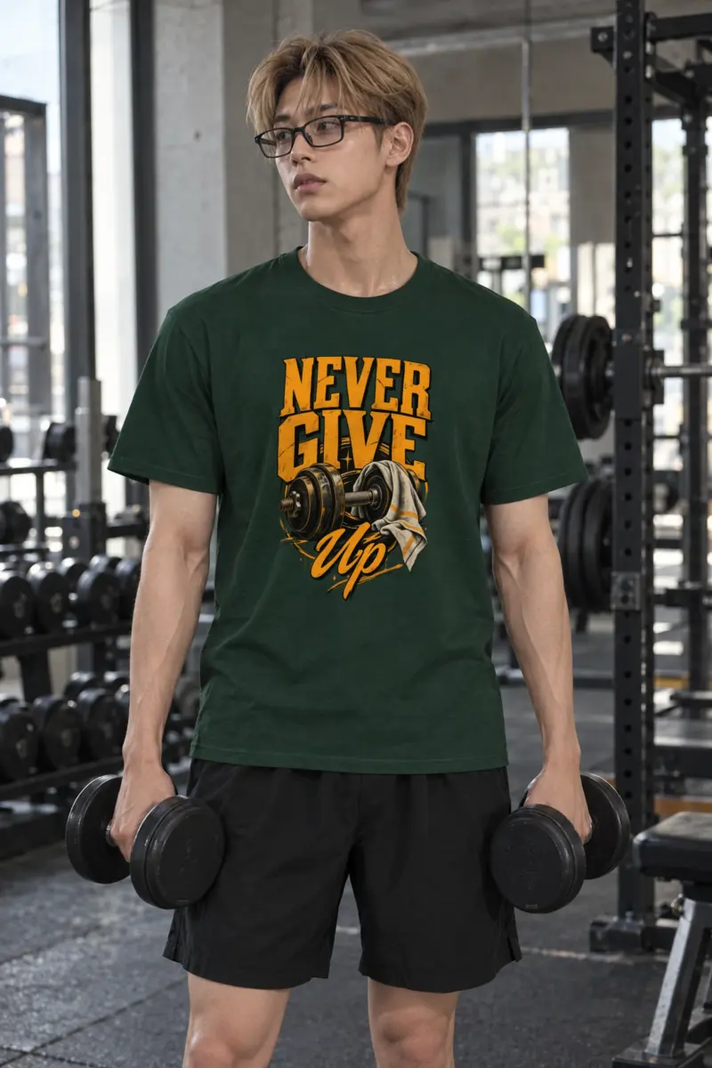 "Iron Resolve" Heavyweight Unisex Crewneck T-shirt