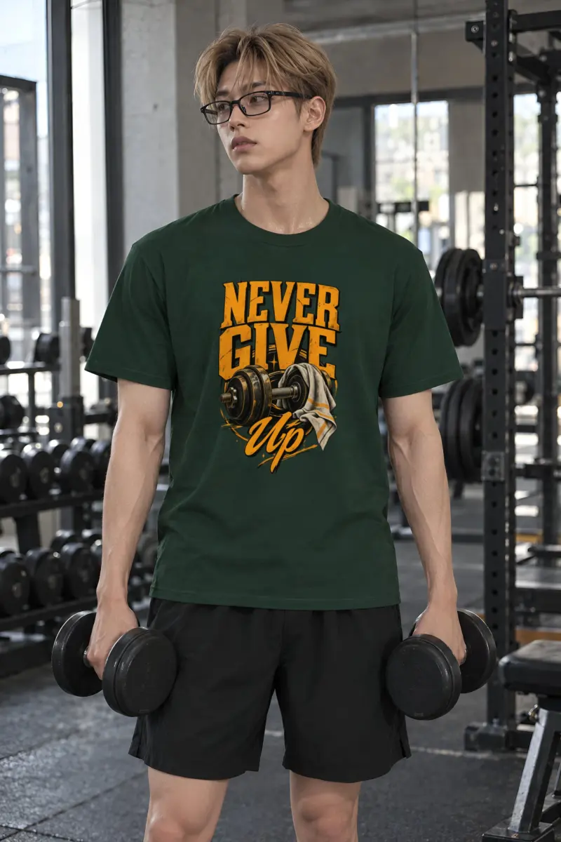 "Iron Resolve" Heavyweight Unisex Crewneck T-shirt