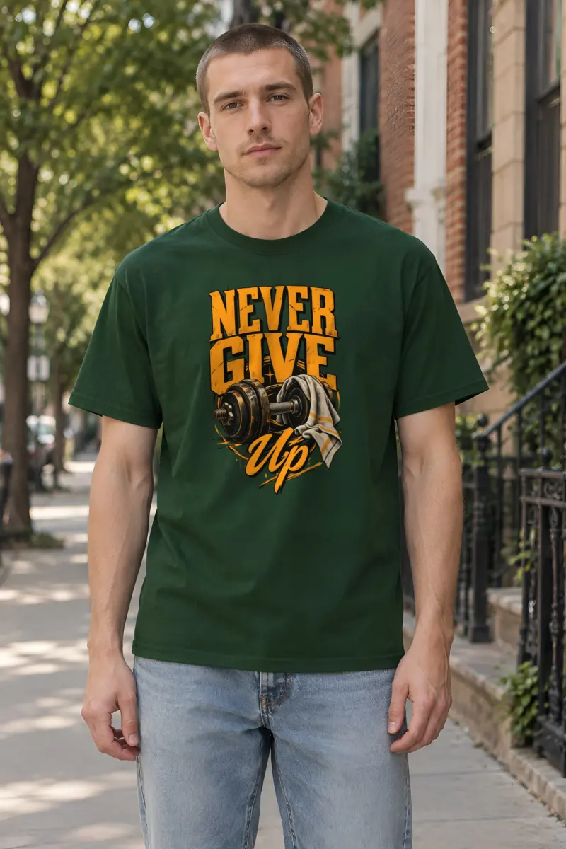 "Iron Resolve" Heavyweight Unisex Crewneck T-shirt