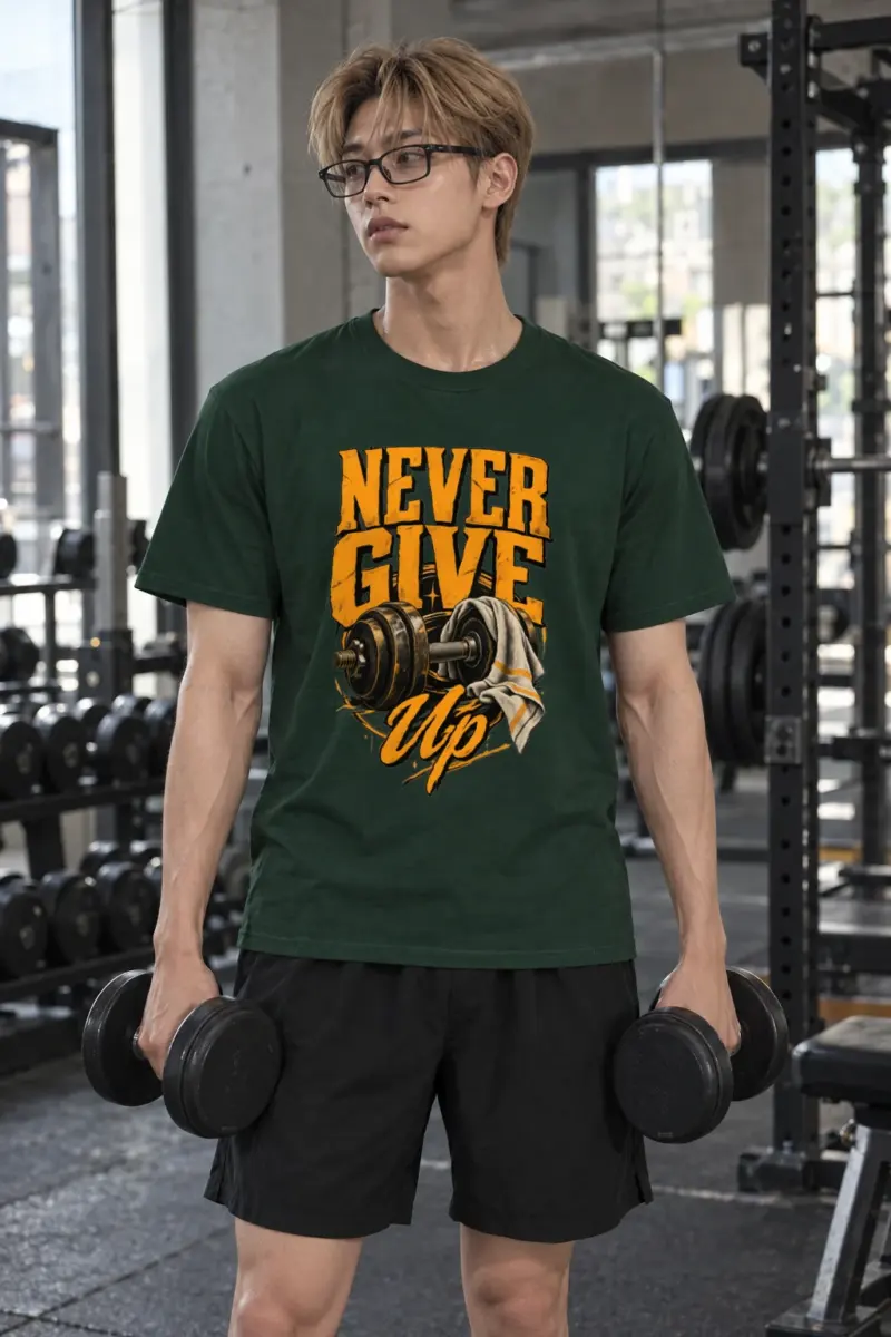 "Iron Resolve" Heavyweight Unisex Crewneck T-shirt