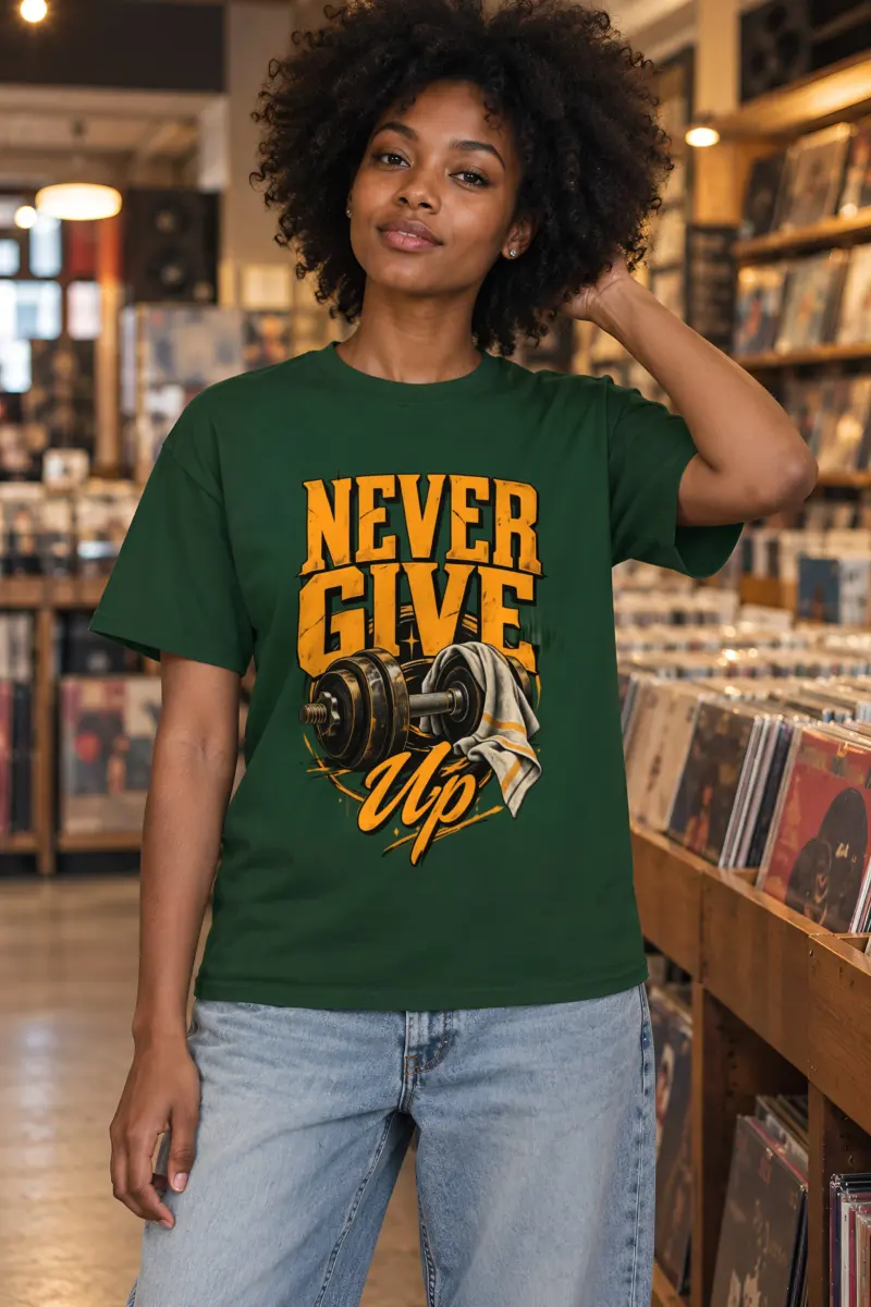 "Iron Resolve" Heavyweight Unisex Crewneck T-shirt
