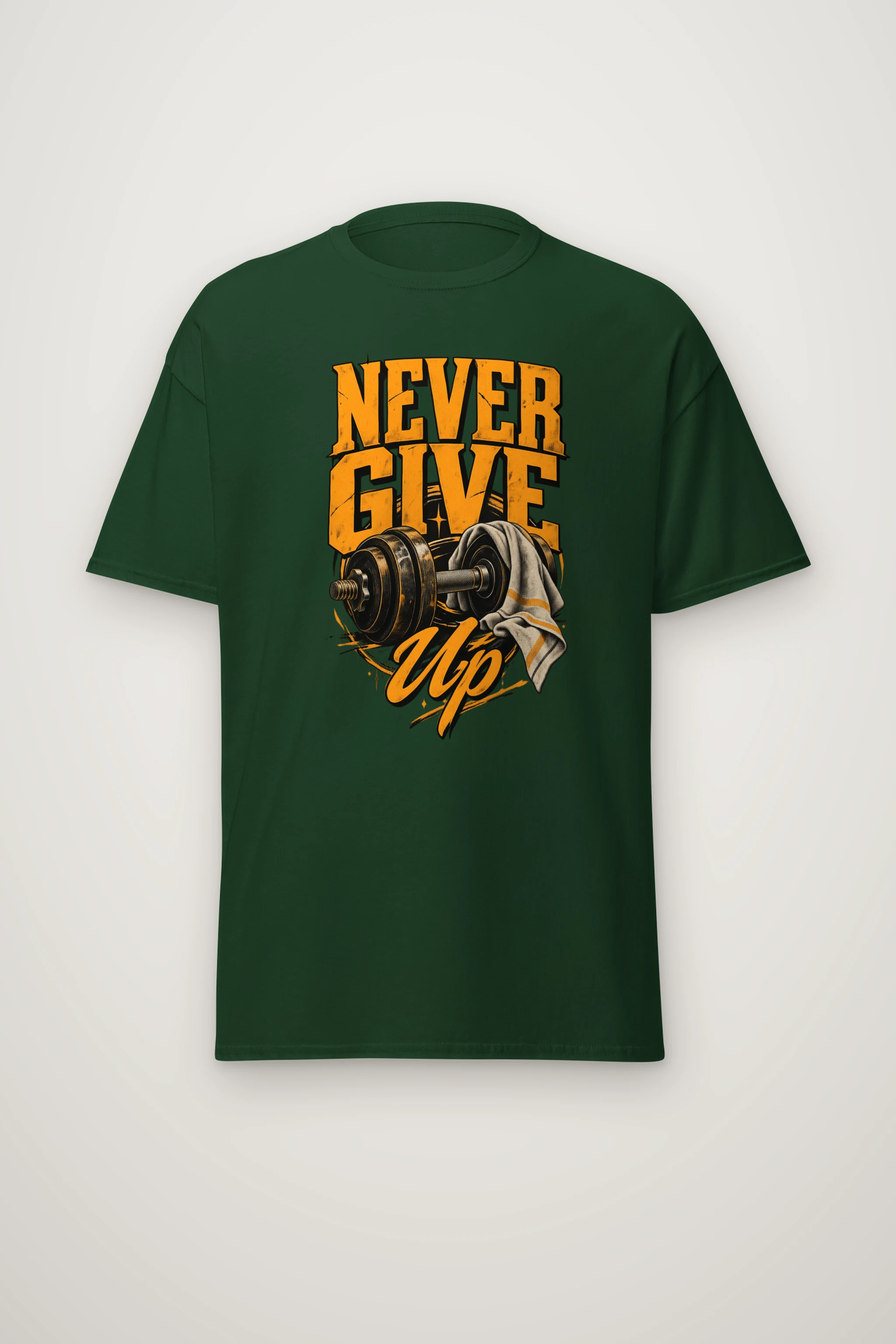 "Iron Resolve" Heavyweight Unisex Crewneck T-shirt