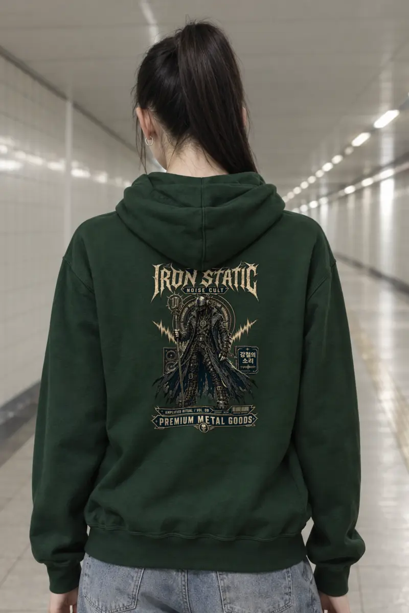 "Iron Static Ritual" Heavy Blend Unisex Pullover Hoodie