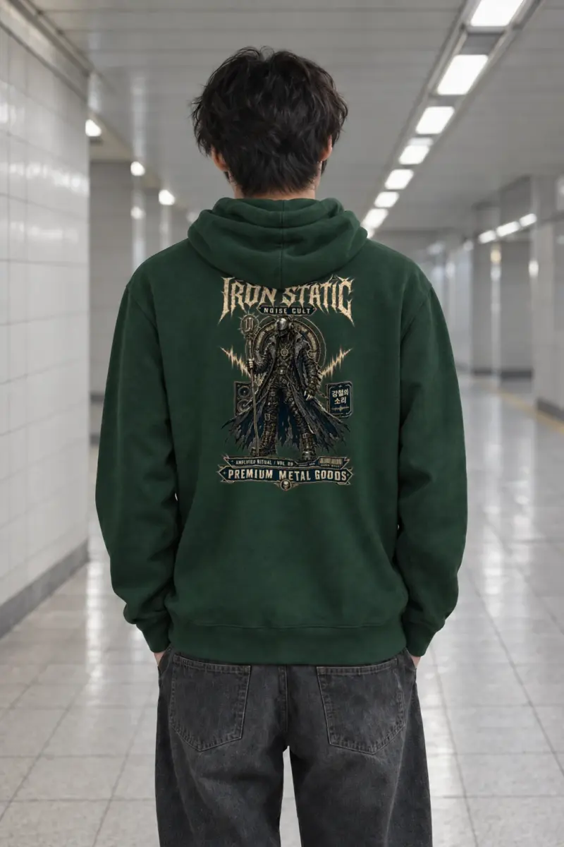 "Iron Static Ritual" Heavy Blend Unisex Pullover Hoodie
