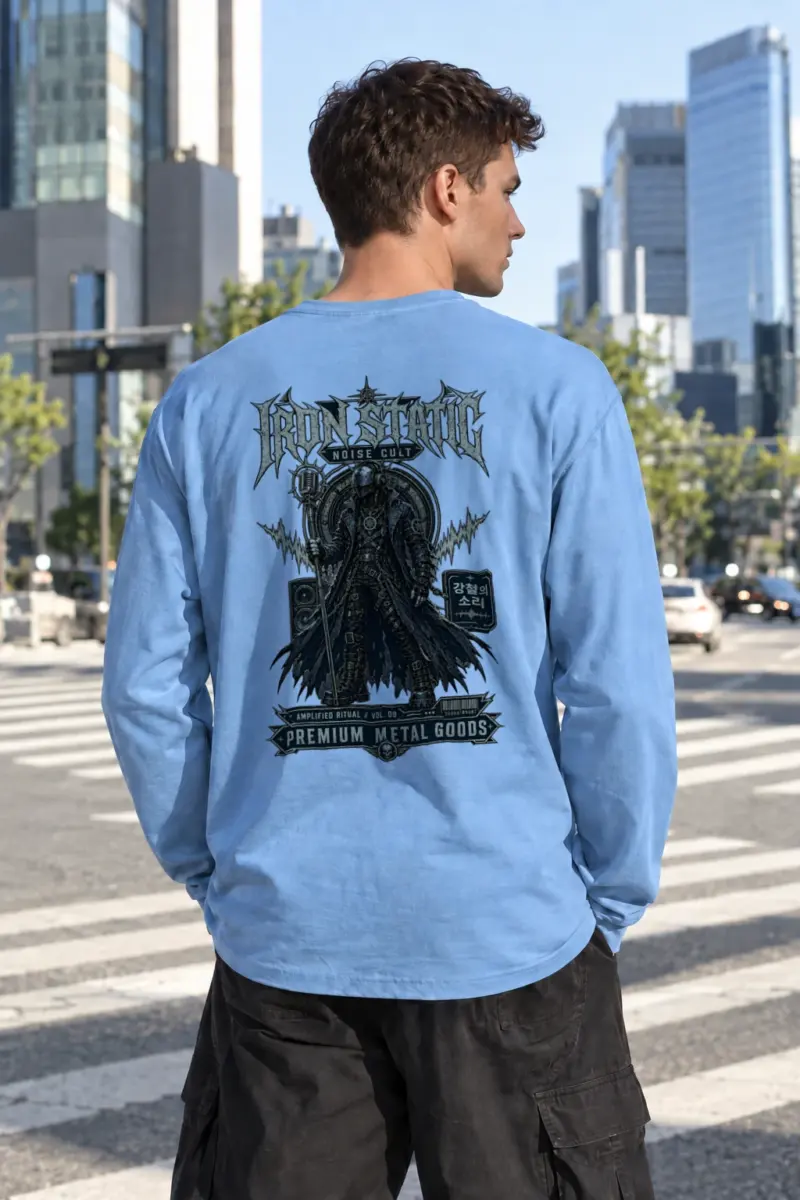 "Iron Static Ritual" Unisex Longsleeve T-shirt | Gildan 2400
