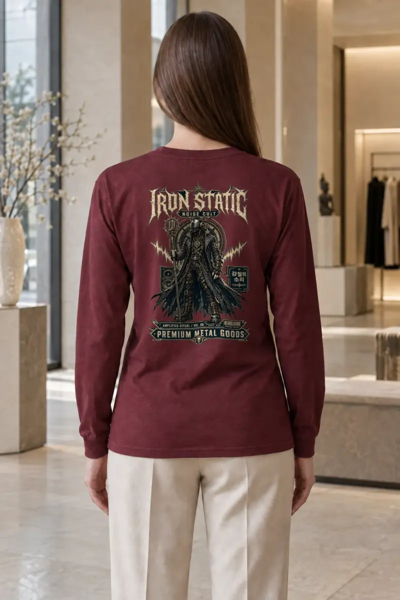 "Iron Static Ritual" Unisex Longsleeve T-shirt | Gildan 2400