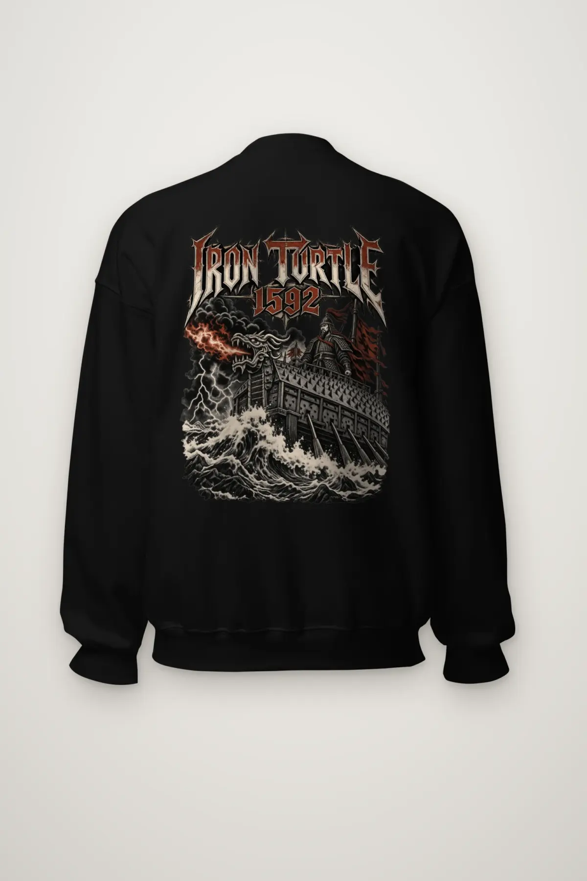 "IRON TURTLE 1592" Heavy Blend Unisex Crewneck Sweatshirt