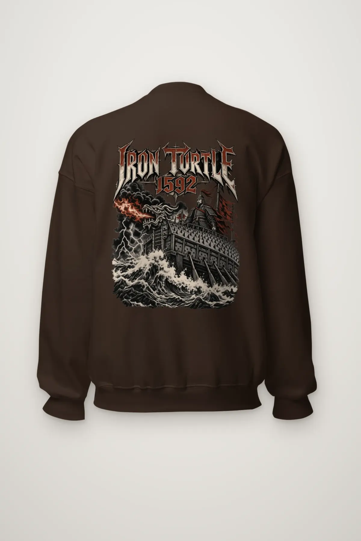 "IRON TURTLE 1592" Heavy Blend Unisex Crewneck Sweatshirt