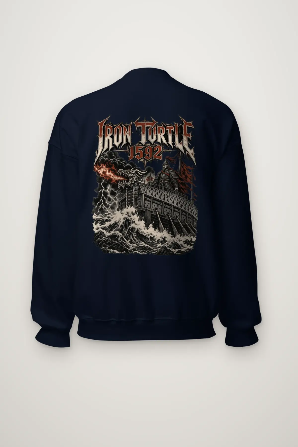 "IRON TURTLE 1592" Heavy Blend Unisex Crewneck Sweatshirt