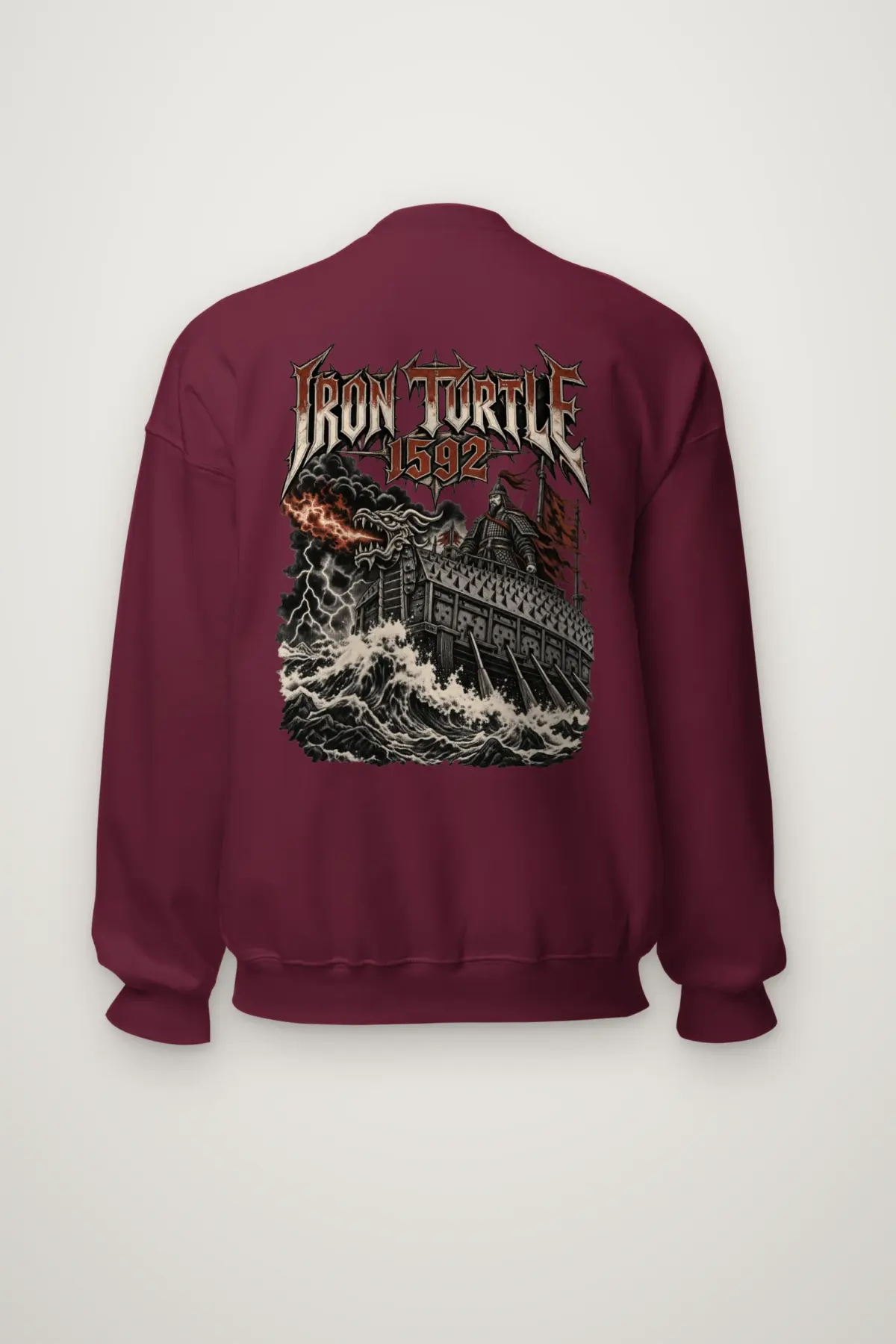"IRON TURTLE 1592" Heavy Blend Unisex Crewneck Sweatshirt