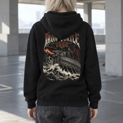 "IRON TURTLE 1592" Heavy Blend Unisex Pullover Hoodie